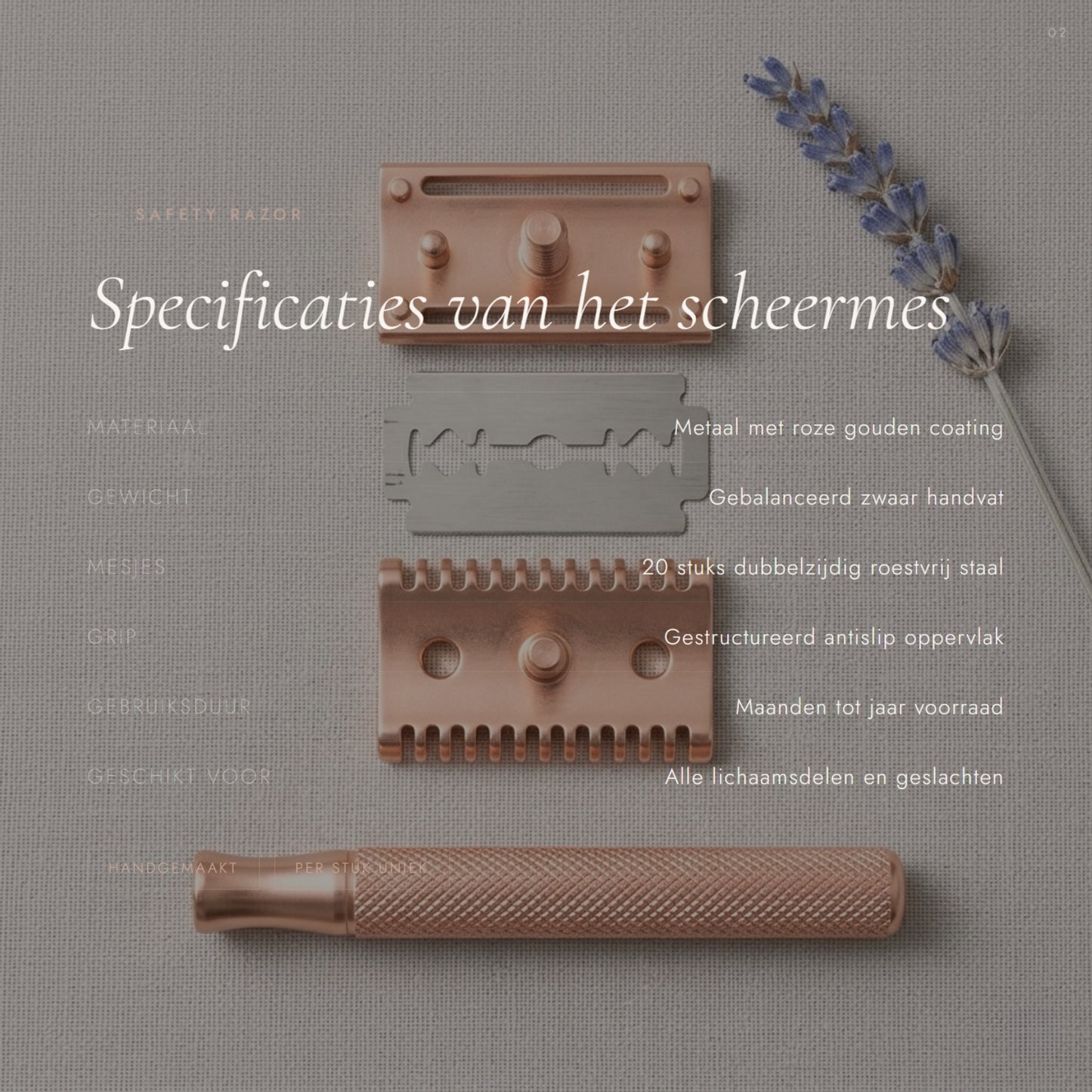 Safety Razor Zilver