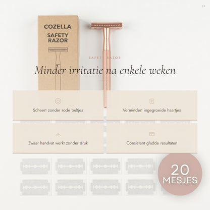 Safety Razor Rosé Goud