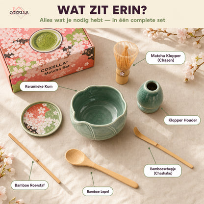 Matcha Set 8-Delig - Groen