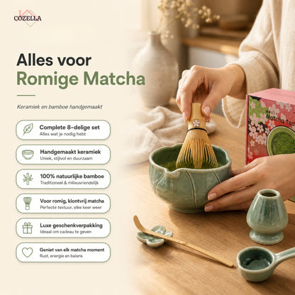 Matcha Set 8-Delig - Groen