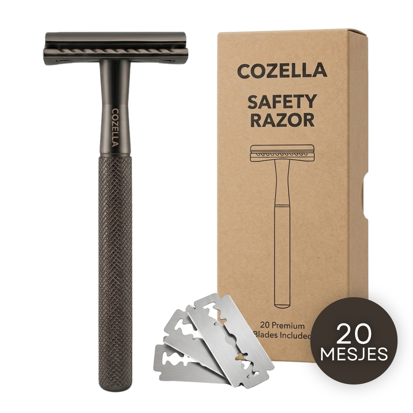 Safety Razor Zwart