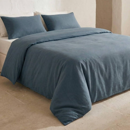Dekbedovertrekset 100% zacht katoen 2/3-delig: Rosa Polvo / 240x220 cm + 2(50x85) cm