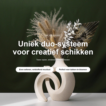 Vaas Lune Wit/Zwart